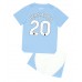 Günstige Manchester City Bernardo Silva #20 Babykleidung Heim Fussballtrikot Kinder 2023-24 Kurzarm (+ kurze hosen)